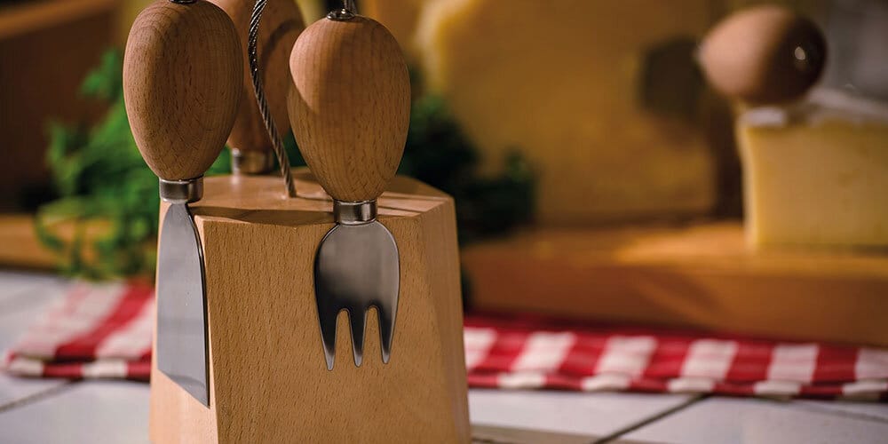 Magnetic Knife Block Solid Beech Wood 79 | ARTELEGNO