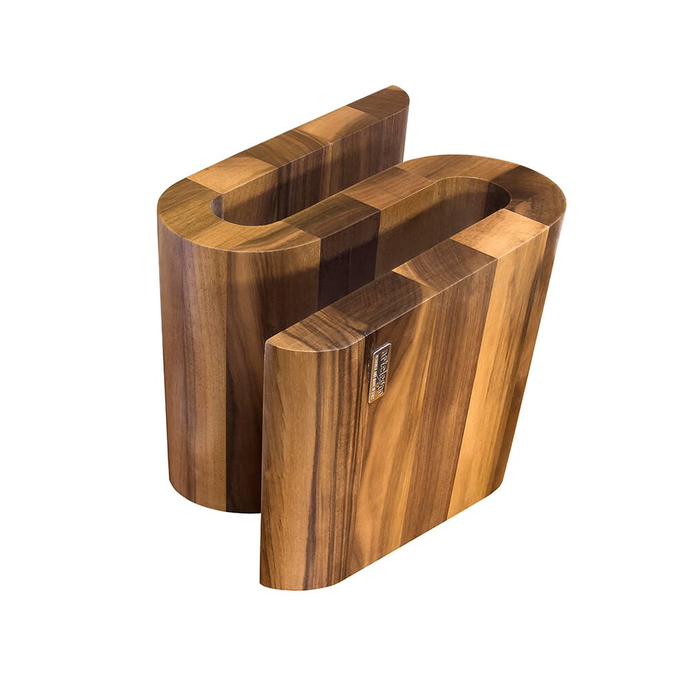 Portacoltelli Ceppo in legno magnetico per coltelli 250 x 220 mm
