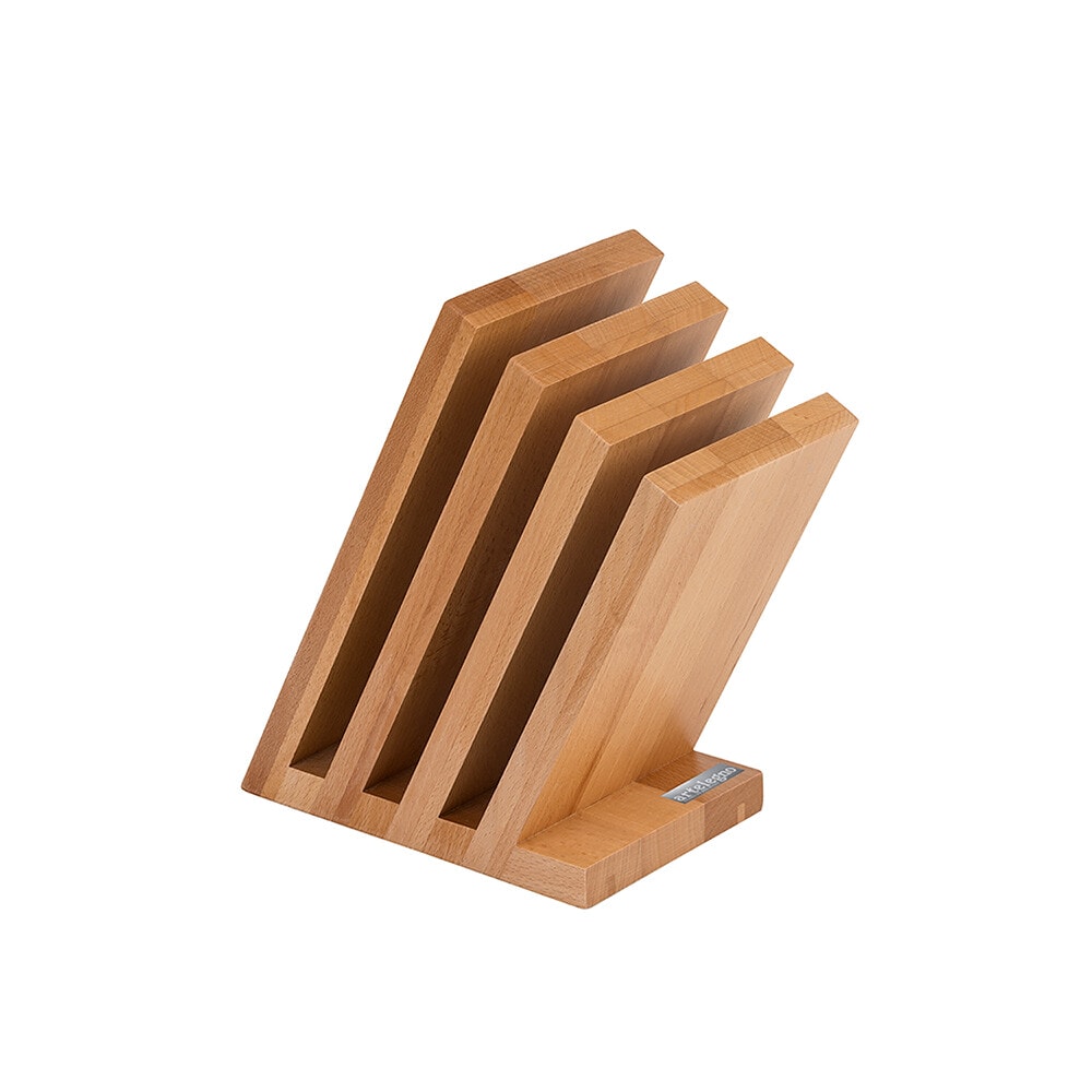 Ceppo portacoltelli magnetico legno massello 42