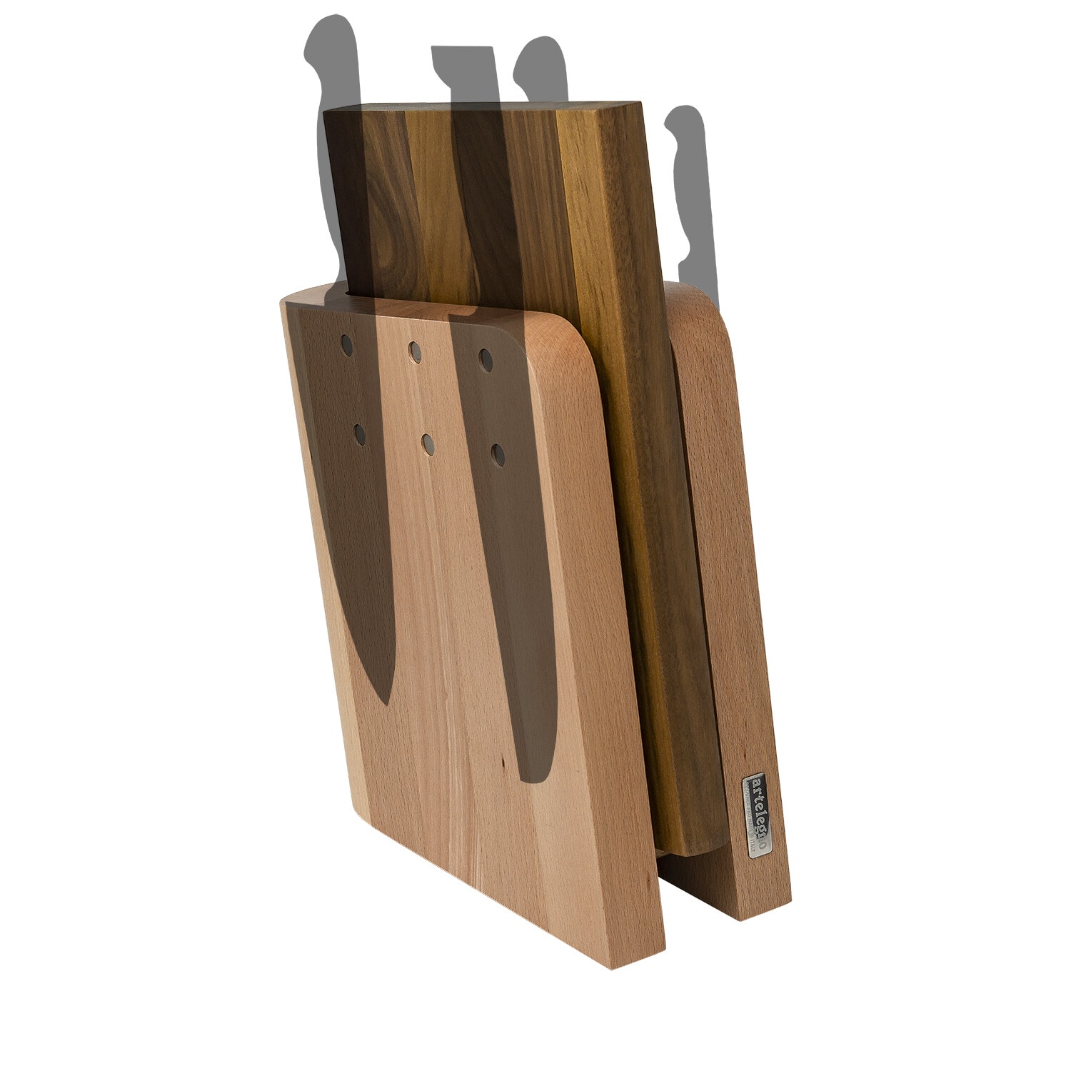 Magnetic Knife Block with Chopping Board 86