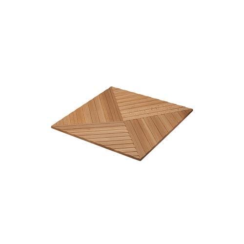 Piatto fresato faggio cm 23 x 23