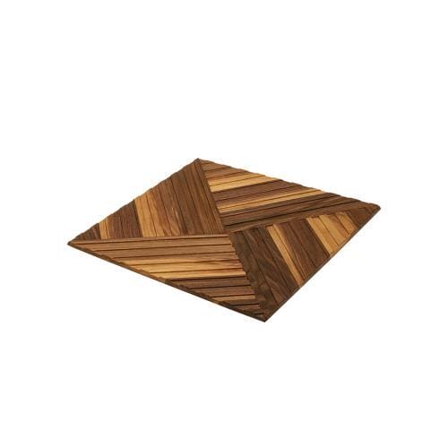 Piatto fresato noce cm 28 x 28