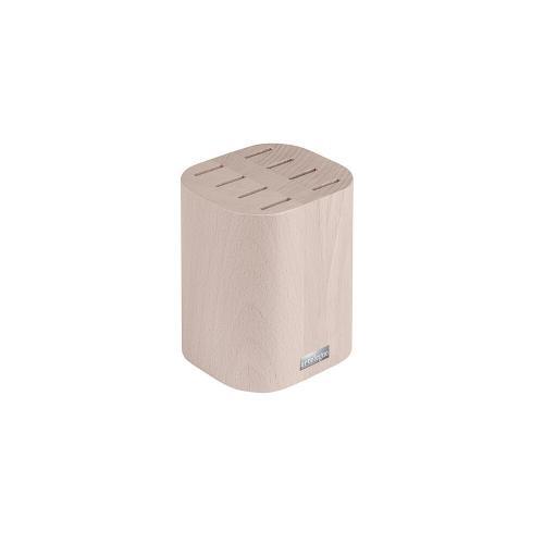 Wooden knife block without knives